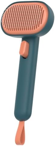 Aumuca Skin Friendly Self-Cleaning Slicker Brush for Dogs & Cats, Gentle Pet Grooming Tool for Shedding & Deshedding, Efficient Hair Remover for Long & Short Haired Pets by aumuca