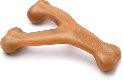 Benebone Wishbone Durable Dog Chew Toy for Aggressive Chewers, Made in USA, Large, Real Chicken Flavor by Benebone