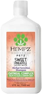 Hempz Petz, Dog Shampoo, Sweet Pineapple & Honey Melon, 17 oz. - Image 3