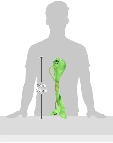 Pet Life ® 'Extreme Bow' Natural Braided Rope Power-Chewer and Quad-Squeaking Tug and Floating Fetch Dog Toy