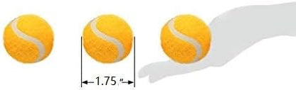 Tennis Balls for Dogs, 1.75" Ball Dog Toy for Small Launcher, Dog Balls (5 Pack)