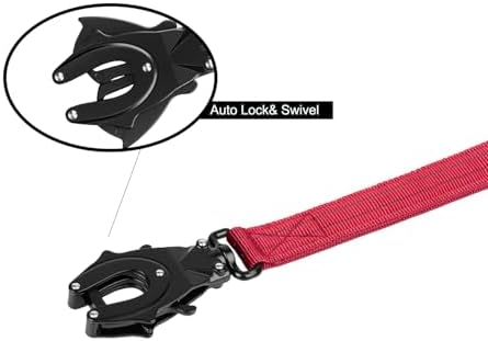 ICEFANG Tactical Dog Leash with Quick-Release Metal Clasp,Bungee-Dog Lead - Image 3