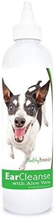 Healthy Breeds Rat Terrier Ear Cleanse with Aloe Vera Cucumber Melon 8 oz by HealthyBreeds