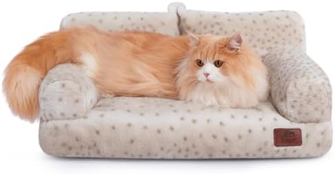 Hollypet Small Dog Large Cat Bed Puppy Couch Beds for Pets up to 25 lbs - Image 2