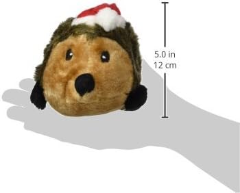 ZippyPaws Holiday Hedgehog - Dog Squeaky Toys to Keep Them Busy, Cute Plush for Medium & Large Dogs, Stuffed Puppy Toy, Pet Products, Gift for All Breeds, Interactive Squeaker - Large