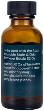 ALZOO Concentrated Pet Stain & Odor Remover Refill, Makes Up to 96 Fl Oz Cleaning Solution, Enzyme & Probiotic Formula, Refill Bottles for Dogs & Cats, 1.1 Fl Oz (Pack of 3) - Image 6