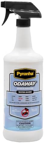 Pyranha Odaway Ready-to-Use Odor Eliminator Spray – Broad Spectrum Scent Neutralizer for Home, Kennel, Car, Bathroom & Gear, Quart by Pyranha