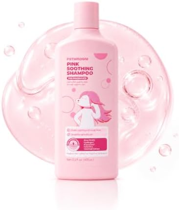 PETHROOM Pink Soothing 3-in-1 Dog & Cat Shampoo for Dry Skin & Itch Relief by PETHROOM