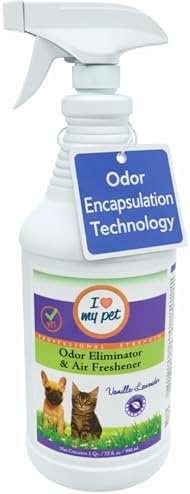 I Love My Pet Odor Eliminator Spray, 32 oz, Vanilla Lavender Scent by Theochem