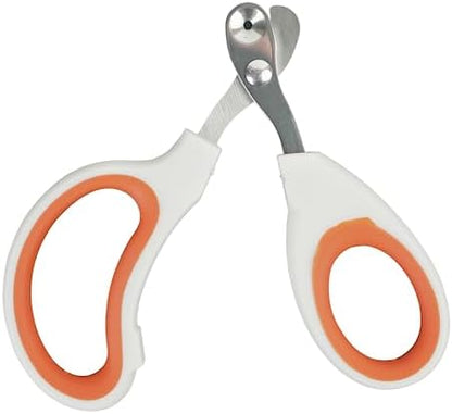 Cat Nail Clippers with Circular Cut Hole -Avoid Over Cutting Pet Nail Clippers -Sharp Angled Blade Professional Paw Trimmer Set for Novice Pet Families (Orange) - Image 7
