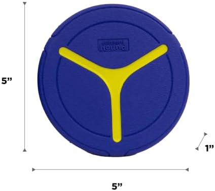 Outward Hound FlyFetch Disc Dog Toy, Durable Rubber, Stand-Alone or Replacement Discs for Launcher, 5", 2-Pack - Image 6
