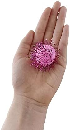 1.8Inch Assorted Color Flash Balls Cats Toy Balls for Cats Play 100 Pcs - Image 2