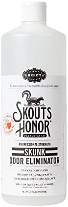 SKOUT'S HONOR Skunk Odor Eliminator for Pets, 32 oz by SKOUTSHONOR