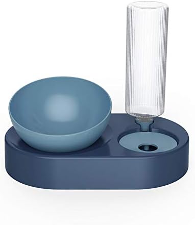 JiangYanus Dog Bowls, 0°-15°Adjustable Tilted Cat Food and Water Bowl Set by JiangYanus