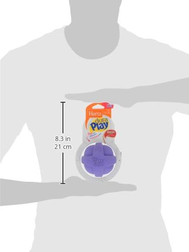 Hartz DuraPlay Bacon Scented Dog Toys, Large 1 Count, Colors may vary