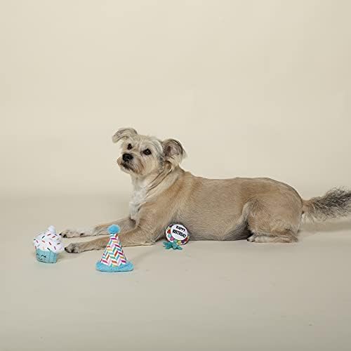 Fringe Studio Plush Dog Toy Set, Happy BARK-Day!, 3 Piece Set, for Small Dogs (289525) - Image 2