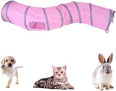 iCAGY Cat Tunnel Toys for Indoor Cats Kittens Rabbits, Pet Toy Play Tunnels - Image 3