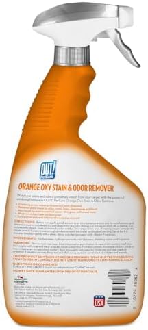 OUT! PetCare Orange Oxy Stain & Odor Remover | Oxy Clean Pet Stain and Odor Eliminator | 32 oz (Pack of 2) - Image 2