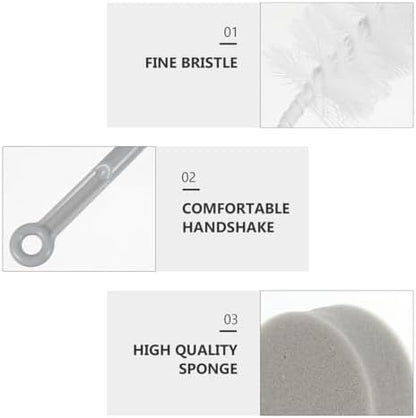 Milisten Pet Fountain Cleaning Kit Cat Water Fountain Cleaning Tools with Long Handle Brush and Sponge for Dog Drinking Dispenser Reach Tight Areas Daily Pet Water Cup - Image 7