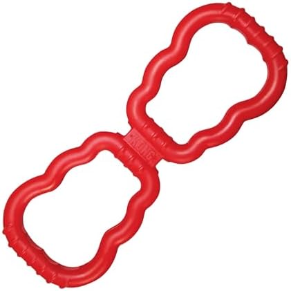 KONG Tug Toy, Natural Rubber Dog Toy for Tug of War, for Medium/Large Dogs by KONG