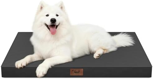 Large Waterproof Orthopedic Dog Bed with Egg Crate Foam by TailStories