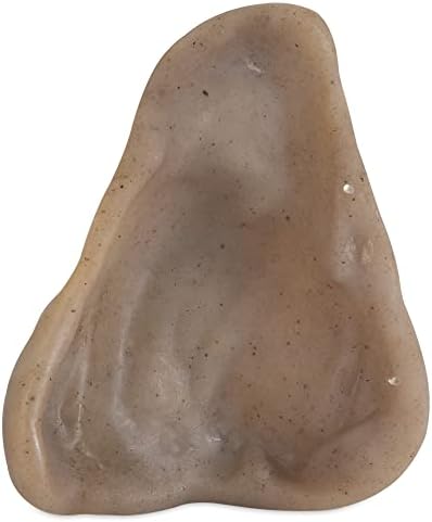 Pet Qwerks Pigs Ear BarkBone - Nylon Dog Bone for Aggressive Chewers - Bacon Flavor - 4.5" by PetQwerks