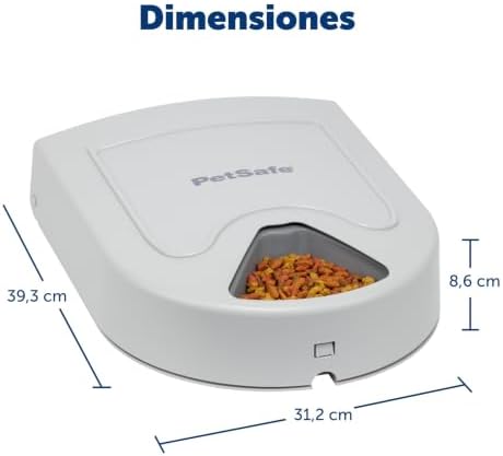 PetSafe Automatic Dog Feeder, 5 Meals, 40 oz Capacity, Plastic, for Dry Food, Multiple Pets - Image 5