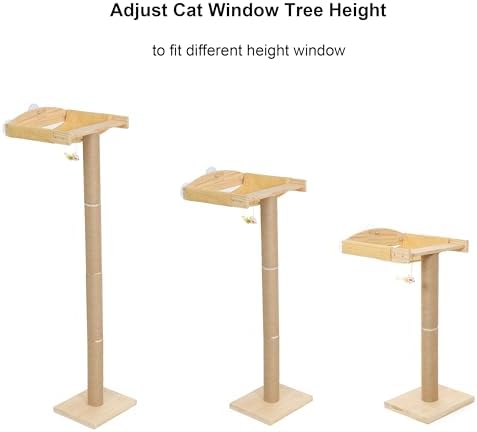 Cat Window Tree Replacement Posts Fit for Different Height Windows - Image 3