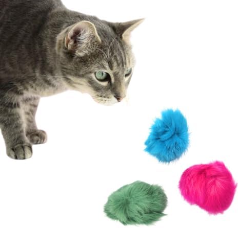 3 Count of Bat Arounds: Fur Ball Cat Toy from Da Bird - Image 3