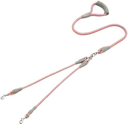 JiangYanus Double Dog Leash for Two Dogs Walking, No Tangle Dual Dog Leash by JiangYanus