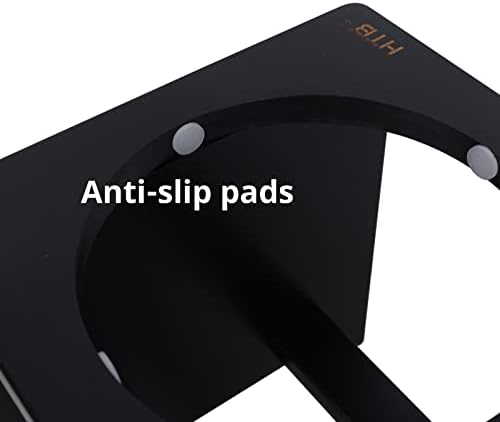 HTB Elevated Dog Bowl Stand with 2 Stainless Steel Bowls-10 H Large Black - Image 2