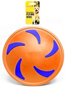 Roscoe's Pet Products Natural Rubber Flying Disc Toy for Dogs. Safe and Non-Toxic. by IntelliLeash