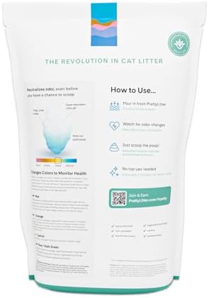 PrettyLitter Health Monitoring Cat Litter, Calm Aloe, 6 lb. Bag - Image 2