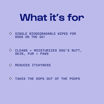 Individual Dog Wipes - QTY 2 Thick, Gentle, Biodegradable, Chemical Free, Alcohol Free, Soothing with Calendula and Aloe - (60 Count), Unscented 5 Stars - Soft yet Quality Organic Ingredients TWO PK - Image 5
