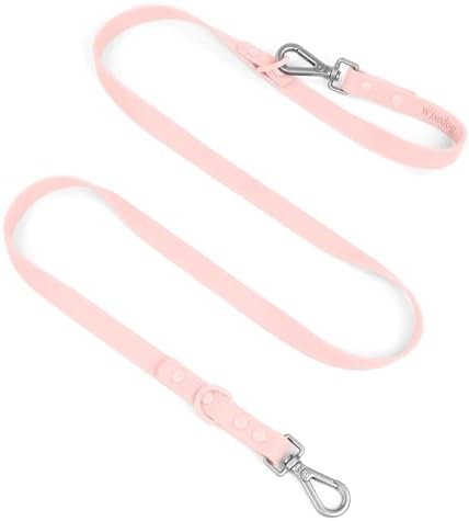 Wisedog Waterproof Dog Leash, Gossamer Pink, 6 ft × 3/4 in by WisedogPetSupplies