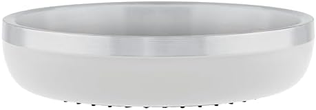 Master Pet Supply Stainless Steel Cat Bowls 9 oz Heavy Duty Bone White by MasterPetSupply