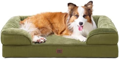 EHEYCIGA Orthopedic Dog Beds Large Sized Dog, Waterproof Washable Pet Bed by EHEYCIGA