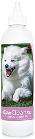 Healthy Breeds American Eskimo Dog Ear Cleanse with Aloe Vera Sweet Pea and Vanilla 8 oz by HealthyBreeds