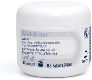 Mal-A-Ket Wipes, 2.25" Round, 50 Count jar by Mal-A-Ket