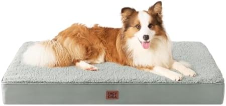 EHEYCIGA Orthopedic Dog Bed Extra Large with Removable Washable Cover, 41IN by EHEYCIGA