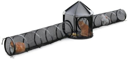Rywell 10 Inch Cat Tunnel for Catio Outdoor Cat Enclosure Weatherproof by Rywell