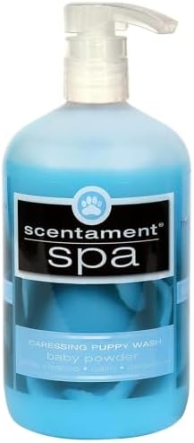 Best Shot Scentament Spa Caressing Puppy Wash, Baby Powder, 16 oz by BestShotPet