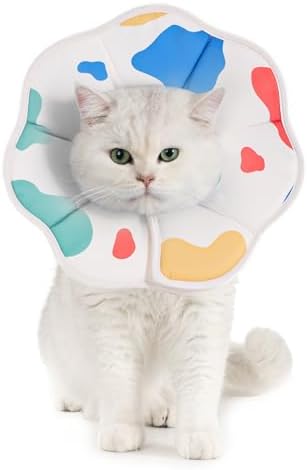 Avont Cat Cone XS Adjustable Soft E-Collar, Cow by Avont
