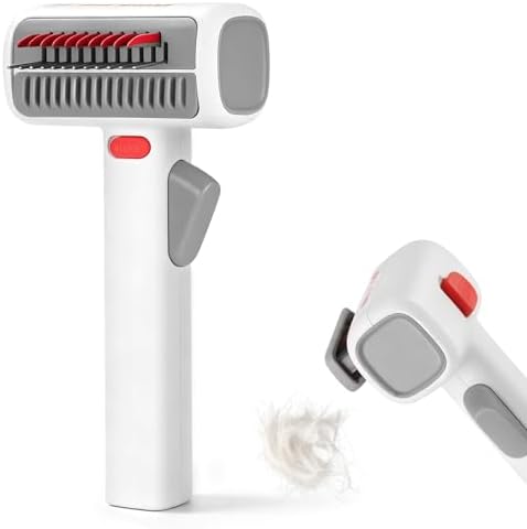 Deshedding Brush for Cats - 2-in-1 Pet Dematting Comb & Undercoat Rake by Unknown