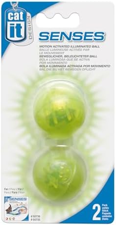 Hagen Catit Design Senses Illuminated Ball (Pack of 2) by Catit