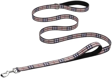Hikiko 5FT Dog Leash Padded Double Handle with Designed Pattern by Hikiko