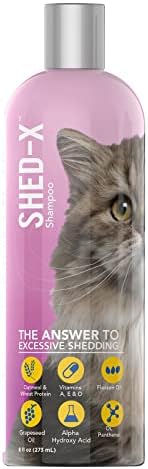 Shed-X Shed Control Shampoo for Cats, 8 oz, Vitamins & Antioxidants by Shed-X