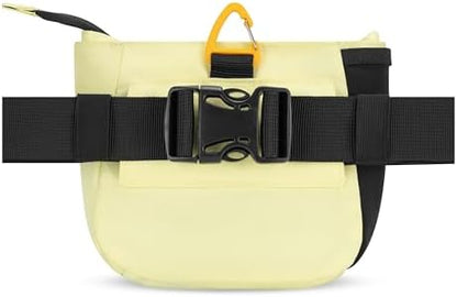 OllyDog Backcountry Day Bag | Dog Training Treat Pouch | Eco-Friendly Recycled Fabric Fanny Pack with Zipper Closure, Built-in Poop Bag Dispenser & Adjustable Waist Belt (Sol) - Image 5