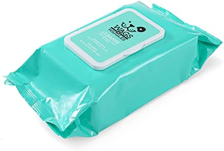 Wags & Wiggles Hypoallergenic Dog Wipes for Sensitive Skin, Fragrance Free Waterless Cleansing Towelettes for Paws Face Body & Rear, No SLS DEA Parabens, 100 Count - 2 Pack - Image 2