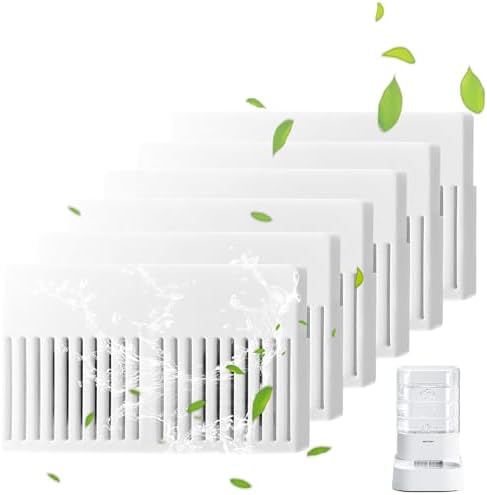 PAWGETHER® 6Pack Filters for PAWGETHER Gravity Pet Water Dispenser Cat Waterer Filter Keep Water Fresh and Clean by PAWGETHER